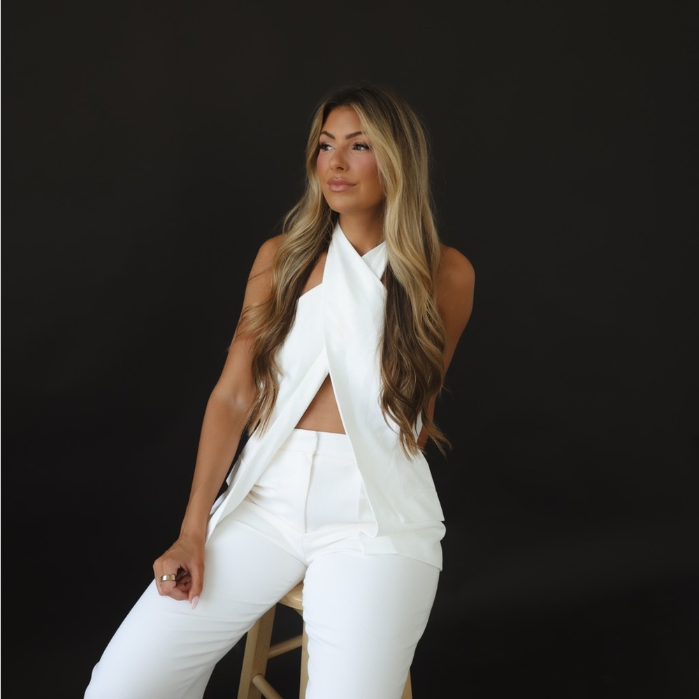 Elegant White Women's Top